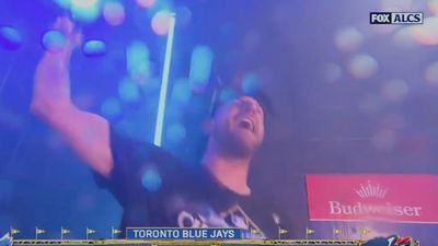 No One Partied Harder Than Max Scherzer After Blue Jays Clinched World Series Berth