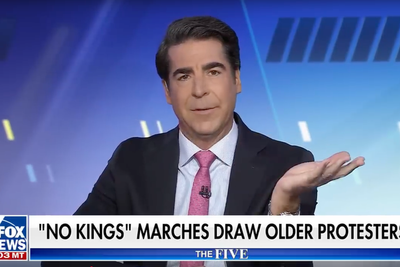Fox News host Jesse Watters slams ‘No Kings’ protesters after admitting his mom was one of them
