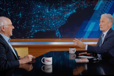 Bernie Sanders gives credit to Trump for acknowledging that the ‘system is broken’ during Jon Stewart interview