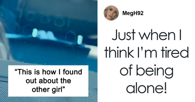 Girlfriend Catches Boyfriend Cheating After Spotting Strange Circles On His Car Mirror