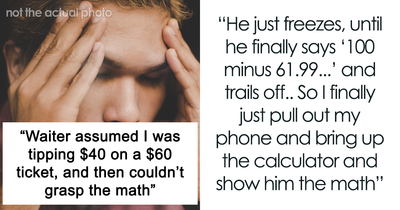 Man Hands $100 For A $60 Meal, Waiter Assumes The Rest Is A Tip And Walks Off