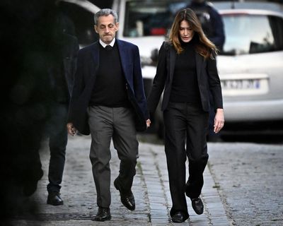 Nicolas Sarkozy enters prison to begin five-year sentence over criminal conspiracy
