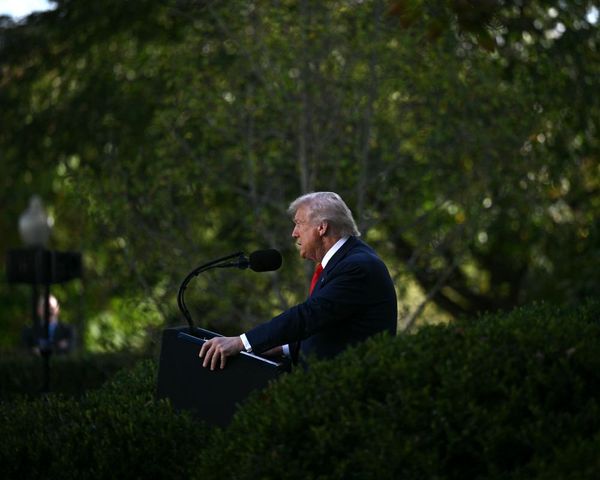 Trump to host GOP senators at White House amid demolition work and government shutdown – US politics live