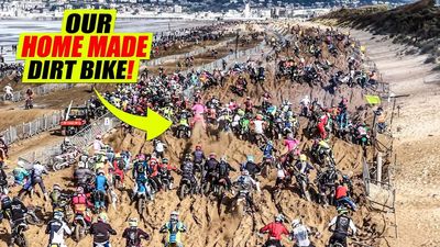 Can a Custom Royal Enfield Himalayan MX Bike Tackle This Gnarly Beach Race?