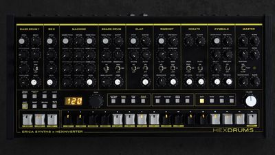 "The iconic essence of analogue electronic drums in a practical form factor": HexDrums, Erica Synths' "mutant" analogue drum machine, is available for pre-order