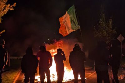 Six arrests as police attacked during night of violence outside Dublin hotel housing asylum seekers