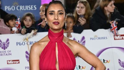 Anita Rani stuns in a bold red dress, but it's this chic detailing that makes it a flattering and glamorous choice