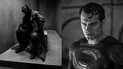These black-and-white portraits of Batman and Superman, taken by Zack Snyder on a monochrome camera, are causing a stir online