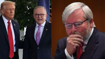 Anthony Albanese Praises Kevin Rudd As ‘Outstanding’ After That Awkward Trump Moment