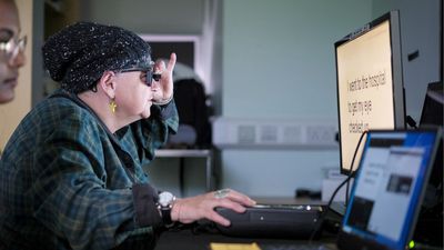 New eye implants combined with augmented-reality glasses help blind people read again in small trial