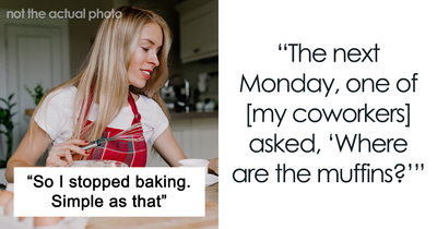Woman Accused Of Making Things Awkward At Work By Stopping Baking For Colleagues Over A Nickname