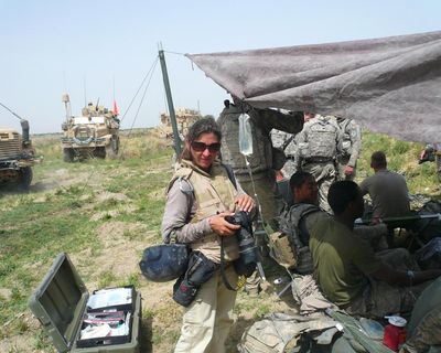 Love+War review – Lynsey Addario’s courageous photojournalism shines out in occasionally odd study