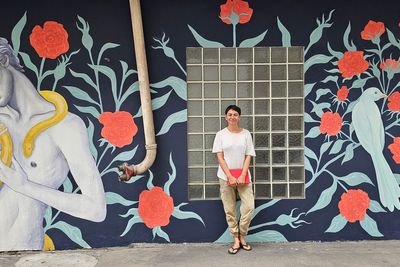 French artist hits out at ‘hypocrisy’ after nude mural painted over near Bangkok red light district