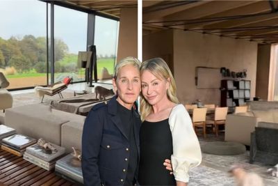 Ellen DeGeneres gives fans a rare glimpse inside her £24 million Cotswolds mansion after move to UK with Portia de Rossi