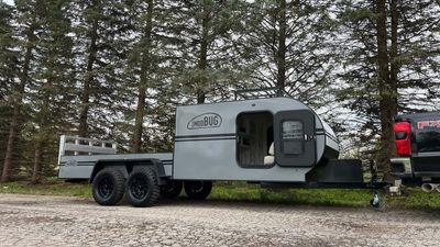 Finally, a Motorcycle Trailer That Also Has a Camper Built In