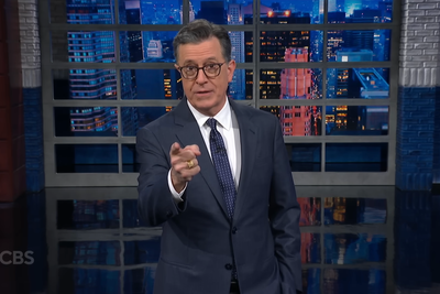 Stephen Colbert scorns Trump over White House ballroom ‘lie’
