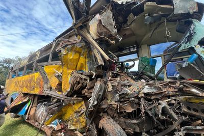 Death toll revised in Uganda highway bus crash