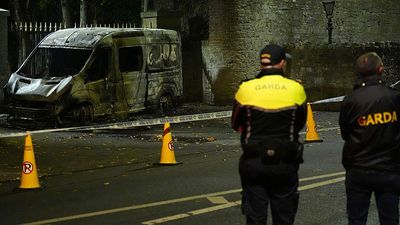 Police clash with protesters outside Dublin asylum centre