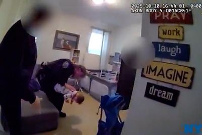 Quick-thinking cops save baby from choking in newly-released body cam footage