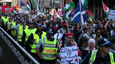 Cost of policing Palestine rallies 'cannot be provided'