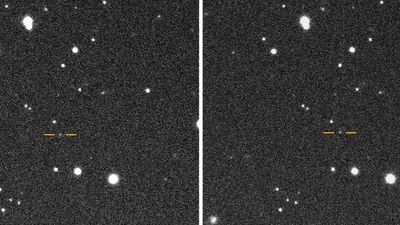 Astronomers discover skyscraper-size asteroid hidden in sun's glare — and it's moving at a near-record pace
