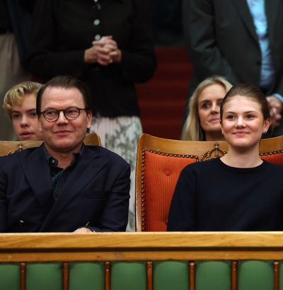 The 13-Year-Old Future Queen of Sweden Coordinates with Prince Daniel in Navy for Father/Daughter Tennis Date