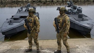 Ukraine unveils upgraded 'Sea Baby' drone it says can strike anywhere in the Black Sea