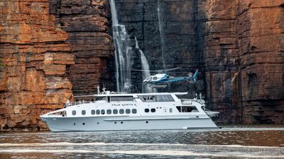 Red cliffs, big tides, ancient art: the Kimberley up close