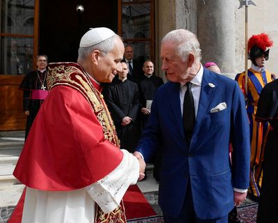 A rift that took 500 years to repair: King Charles prays with the pope