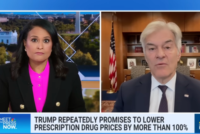 ‘MAGA math’: Dr Oz jumps through hoops – and changes the laws of math – to explain Trump claims about lowering drug prices