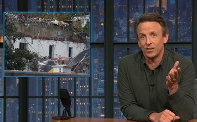 Seth Meyers on Trump’s White House demolition: ‘This is insane’