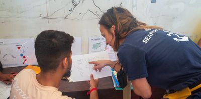 Voices from the sea, part one: people rescued in the Mediterranean tell their stories of survival in ‘onboard workshops’
