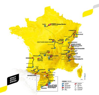 2026 Tour de France route
