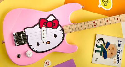 “A playful and accessible version designed especially for kids”: What has three strings, one pickup and is the colour of strawberry milkshake? It’s the Fender x Loog’s Hello Kitty Stratocaster – and it might be the cutest beginner guitar of all time