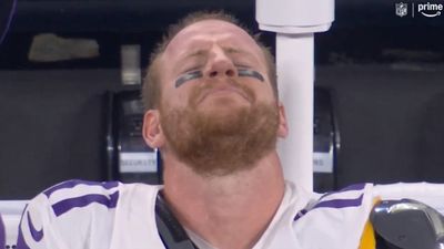 Emotional Carson Wentz Threw His Helmet After Taking Final Brutal Hit vs. Chargers