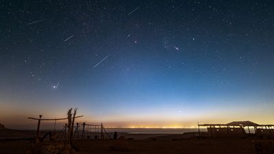 Orionid meteor shower 2025 lights the night sky over Egypt in stunning photo