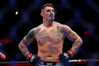 Aspinall vs Gane weigh-in reveals size advantage while Umar Nurmagomedov has near miss