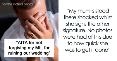Bride Wants To Cut MIL Out Of Their Lives After She Selfishly Ruins Wedding Day