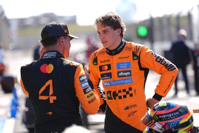 Lando Norris reacts after Red Bull fined over grid tape ‘side quest’
