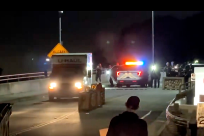 Coast guard security shoot at U-Haul truck after masked driver tries to back into California base