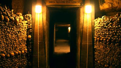 Found footage of man lost in Paris Catacombs suggests he was being hunted by something demonic amongst the bones