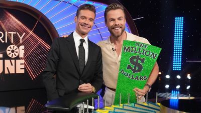 Derek Hough Just Called Out Ryan Secret's Wild Wheel Of Fortune Story About 'Jumping' On The Wheel