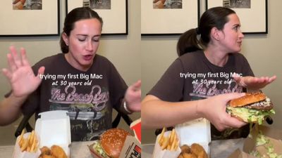 Woman waits 30 years to try a Big Mac and immediately regrets it. But its taste is not why people are mad