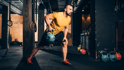Build a stronger body with one kettlebell and this no-squat or lunge workout