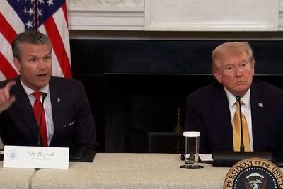 Pete Hegseth doesn’t dispute plans to have ‘crowd control’ troops in every state ahead of 2026 midterms