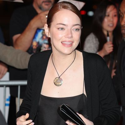 Emma Stone's $1,300 Cord Necklace Came From Jennifer Lawrence's Collection