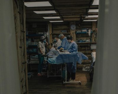 Six metres below ground: inside the secret hospital treating Ukrainian soldiers injured by Russian drones