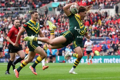 Reece Walsh lights up Wembley as Australia script familiar Ashes story