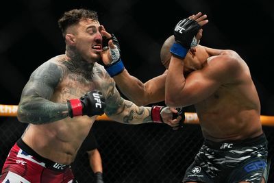 ‘This is bull***’: Tom Aspinall rages after freak eye poke ends UFC 321 title fight vs Cyril Gane