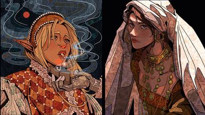 This self-taught illustrator brings Art Nouveau vibes to digital art